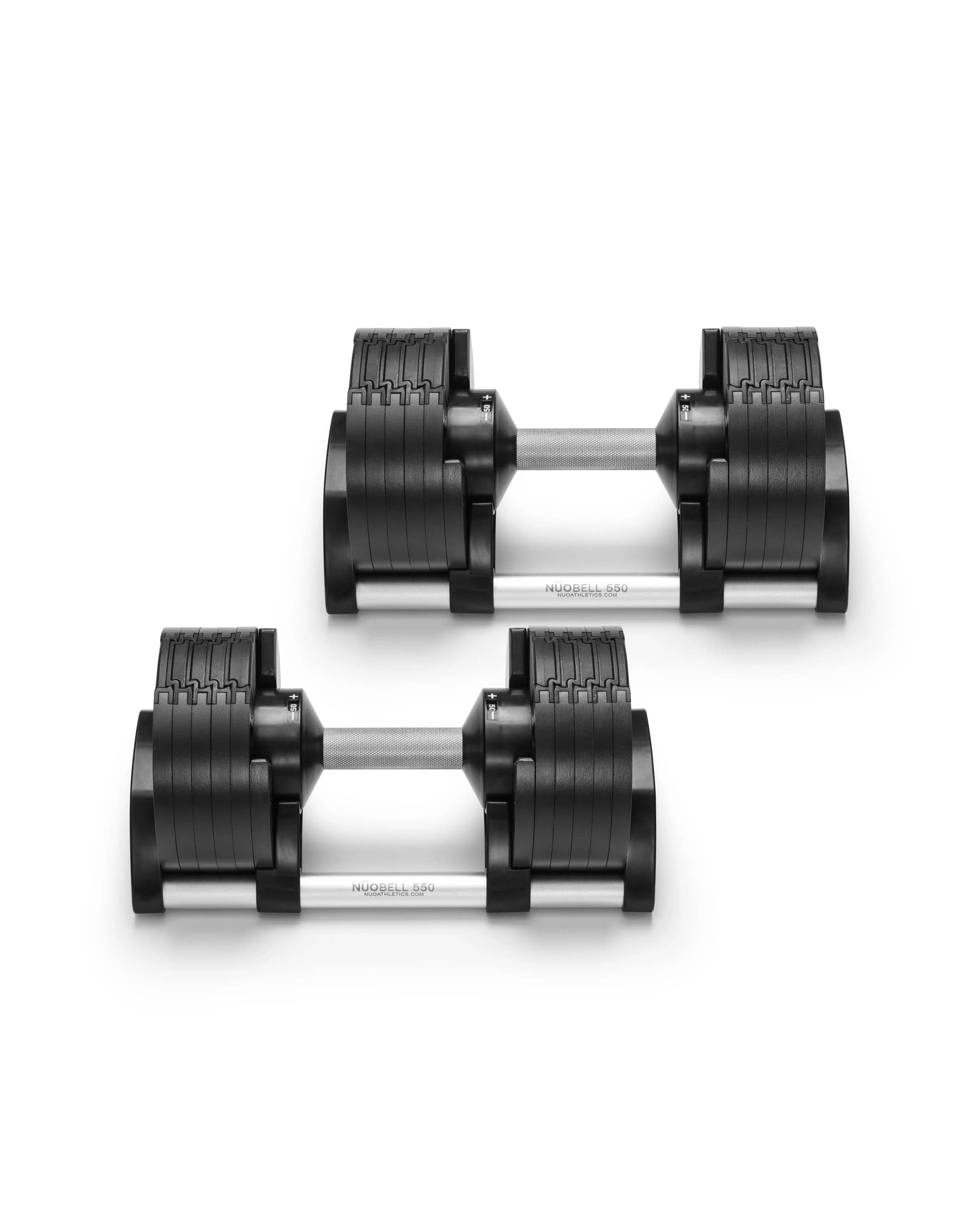 NÜOBELL 50 lb Adjustable Dumbbells — product image unavailable
